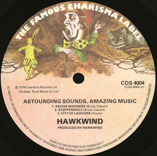 Hawkwind - Astounding Sounds, Amazing Music (LP, Album) - Image 3