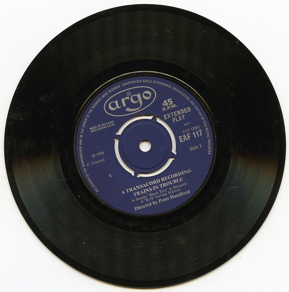 No Artist - Trains In Trouble (7", EP) - Image 3