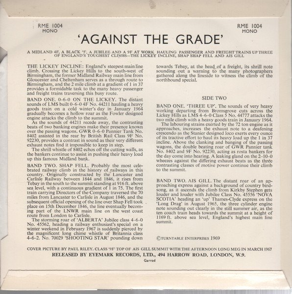 No Artist - Against The Grade (7", EP, Mono) - Image 2
