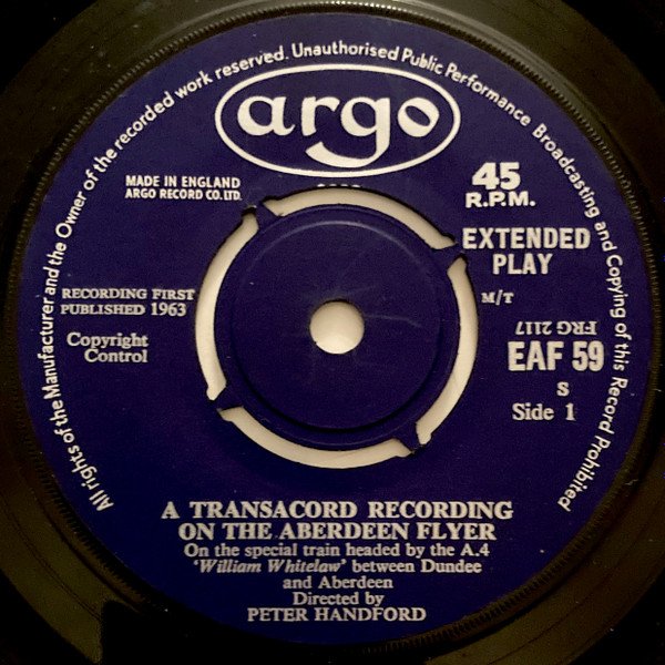 No Artist - On The Aberdeen Flyer (7", EP, Mono) - Image 3