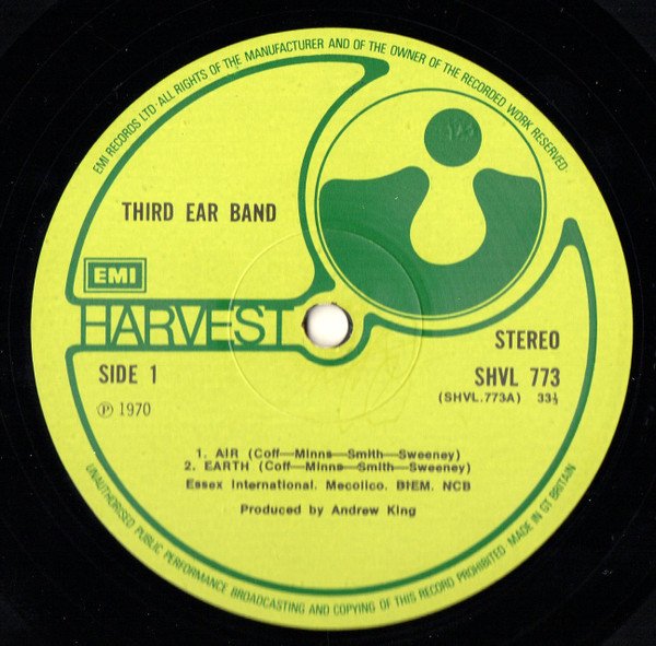 Third Ear Band - Third Ear Band (LP, Album, RP) - Image 2