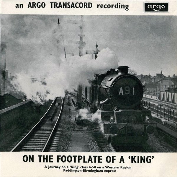 No Artist - On The Footplate Of A 'King' (7", EP, Mono)