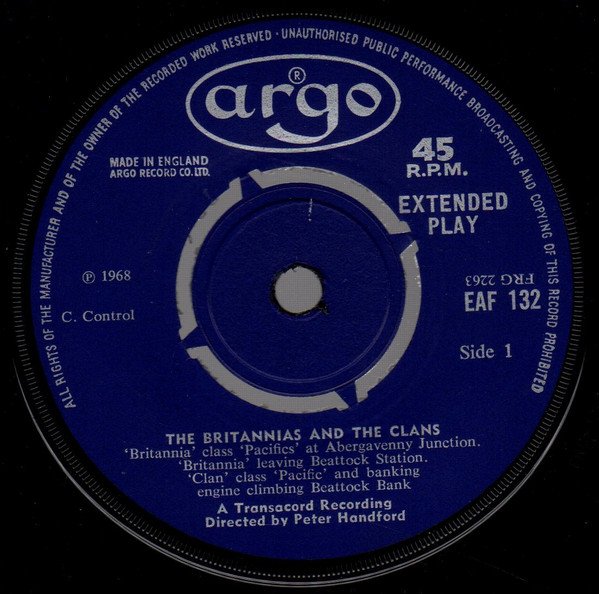 No Artist - The Britannias And The Clans (7", EP, Mono) - Image 3