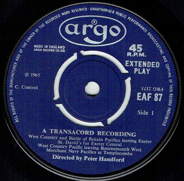 No Artist - Bulleid Pacifics (7", EP, Mono, RE) - Image 3