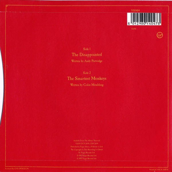 XTC - The Disappointed (7", Single) - Image 2