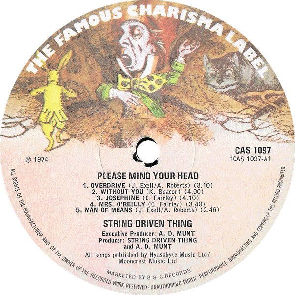 String Driven Thing - Please Mind Your Head (LP, Album) - Image 3