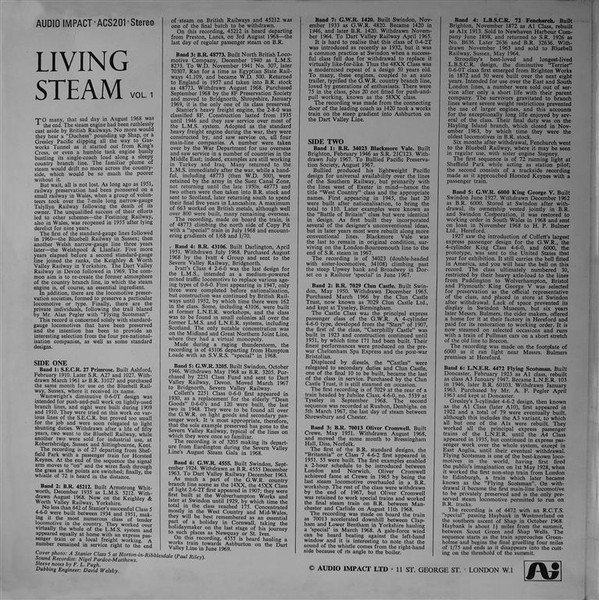 No Artist - Living Steam Vol.1 (LP) - Image 2