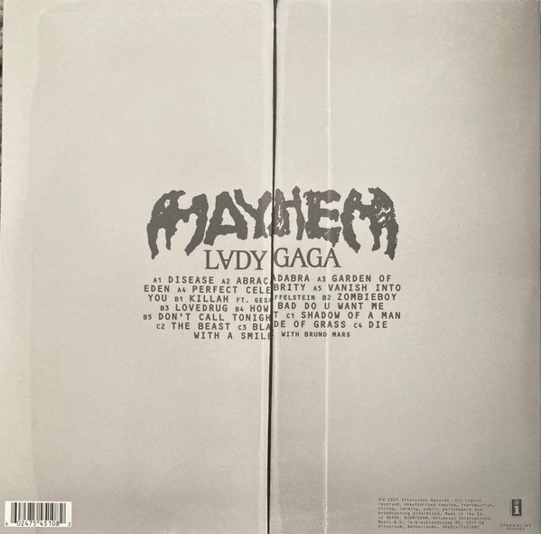 Lady Gaga - Mayhem (LP + LP, S/Sided, Etch + Album) - Image 3