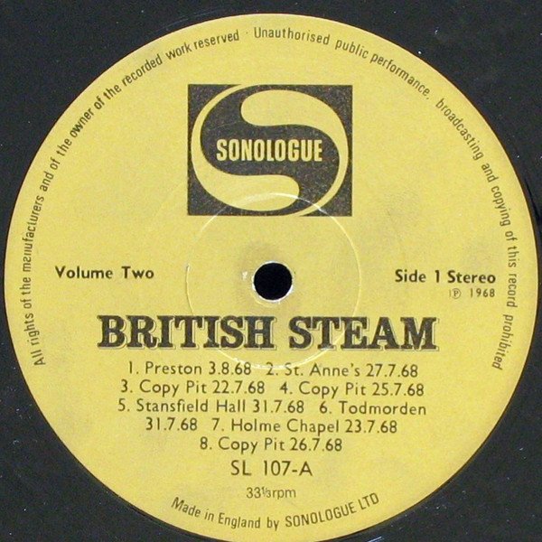 No Artist - British Steam Vol.2 (LP) - Image 3