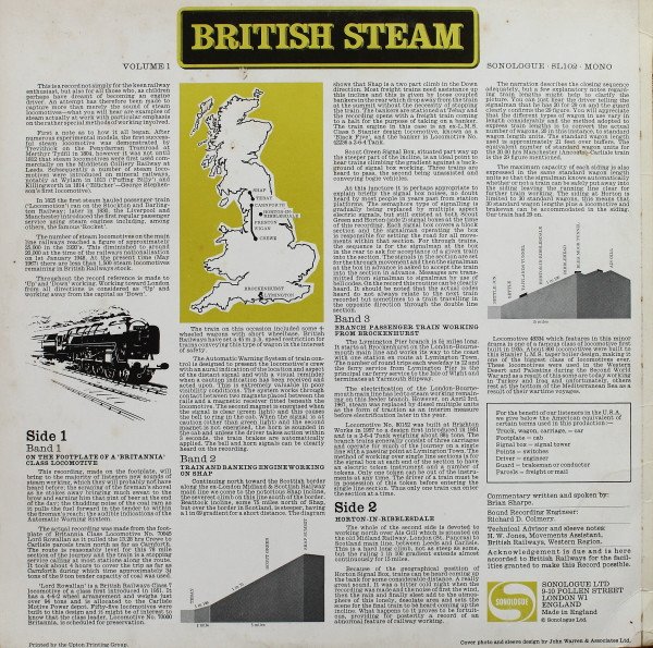 No Artist - British Steam (LP, Album, Mono) - Image 2