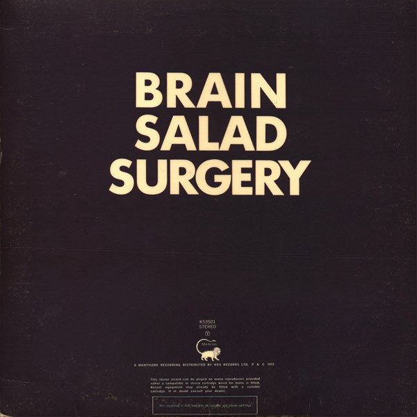 Emerson, Lake & Palmer - Brain Salad Surgery (LP, Album, Gim) - Image 3