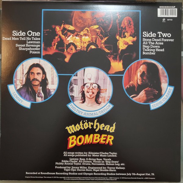 Motörhead - Bomber (LP, Album, RE) - Image 2