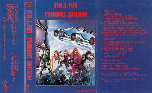 Gillan - Future Shock (Cass, Album, RE, Red) - Image 2