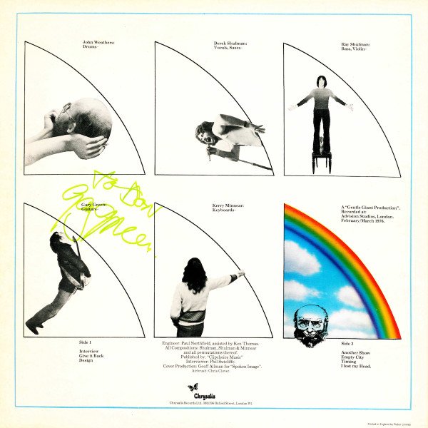 Gentle Giant - Interview (LP, Album, Pho) - Image 2