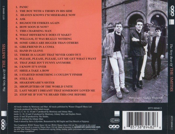 The Smiths - The Very Best Of The Smiths (CD, Comp, M/Print, RM) - Image 3