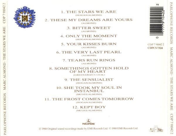 Marc Almond - The Stars We Are (CD, Album) - Image 2