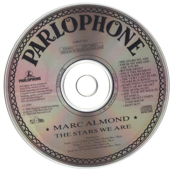 Marc Almond - The Stars We Are (CD, Album) - Image 3