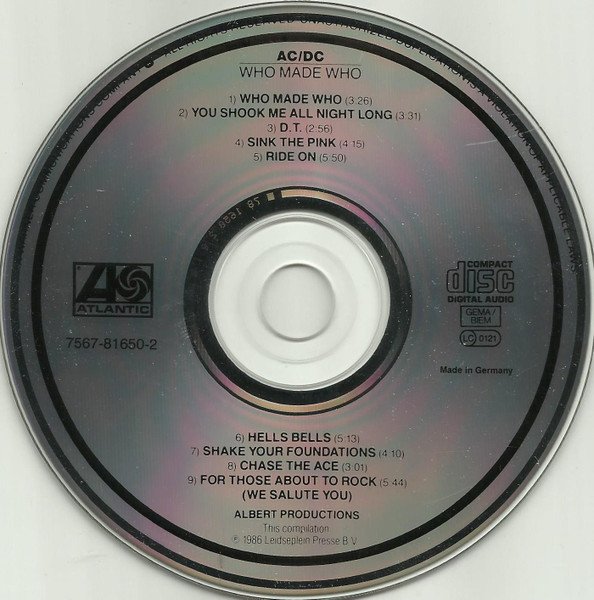 AC/DC - Who Made Who (CD, Comp, RE, RP) - Image 3