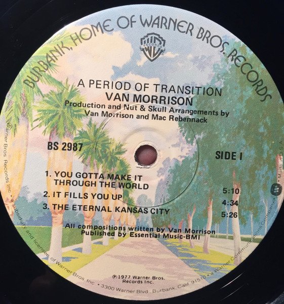 Van Morrison - A Period Of Transition (LP, Album, Win) - Image 3
