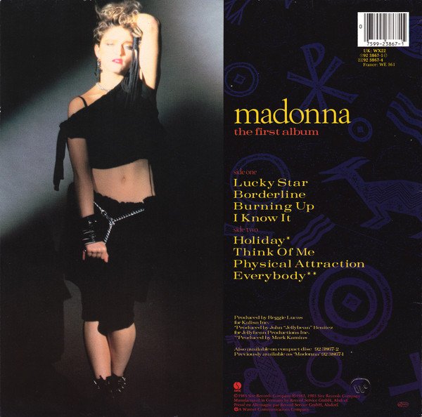 Madonna - The First Album (LP, Album, RE) - Image 2