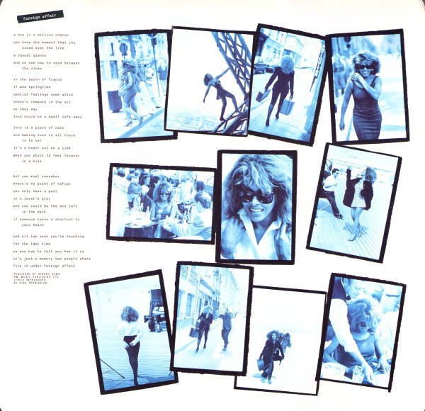 Tina Turner - Foreign Affair (LP, Album, Gat) - Image 3