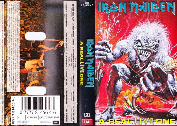 Iron Maiden - A Real LIVE One (Cass, Album, Cle) - Image 2
