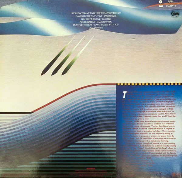 The Alan Parsons Project - The Best Of The Alan Parsons Project (LP, Comp, RM) - Image 2