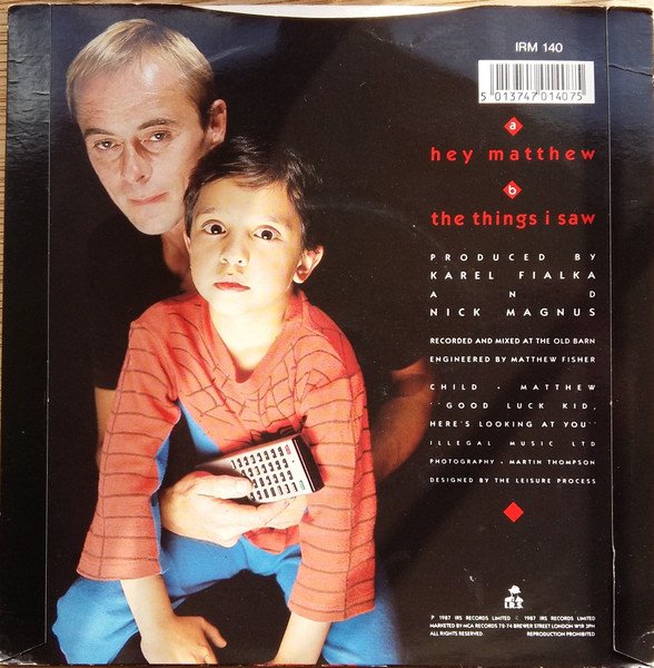 Karel Fialka - Hey Matthew (7", Single, Gol) - Image 2