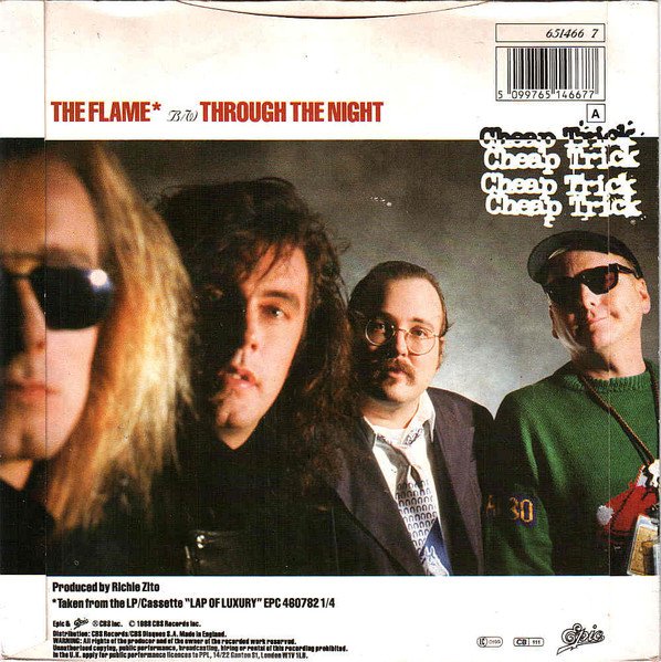 Cheap Trick - The Flame (7", Single) - Image 2