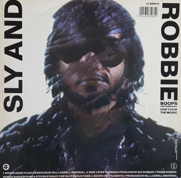 Sly & Robbie - Boops (Here To Go) (12", Single) - Image 2