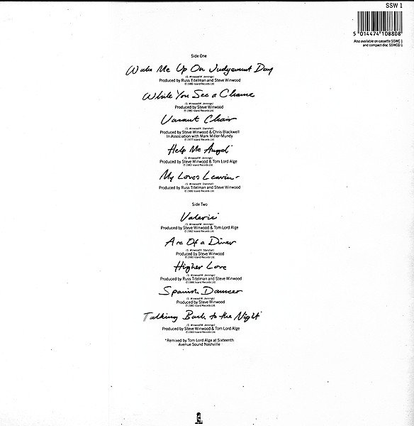 Steve Winwood - Chronicles (LP, Comp) - Image 2