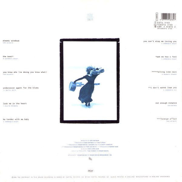 Tina Turner - Foreign Affair (LP, Album, Gat) - Image 2