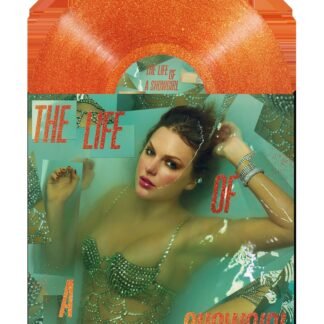 Taylor Switft The Life of a Showgirl: Sweat And Vanilla Perfume Portofino Orange Glitter Vinyl