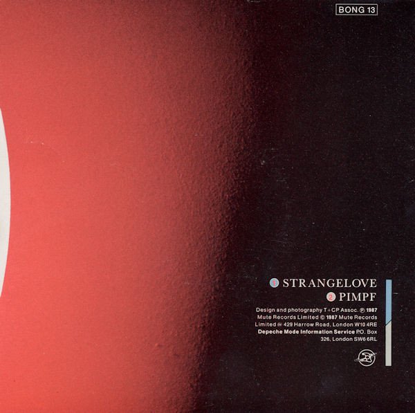 Depeche Mode - Strangelove (7", Single) - Image 2