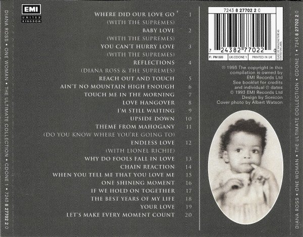 Diana Ross - One Woman - The Ultimate Collection (CD, Comp) - Image 2