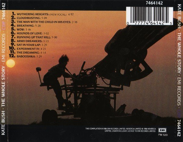 Kate Bush - The Whole Story (CD, Comp) - Image 2