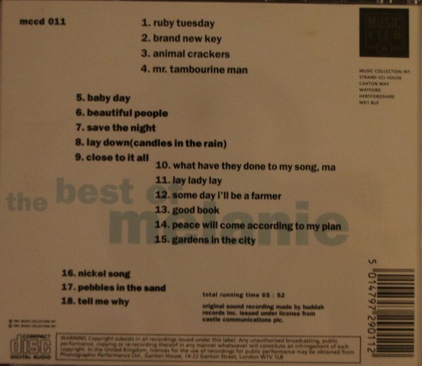Melanie (2) - The Best Of Melanie (CD, Comp) - Image 2