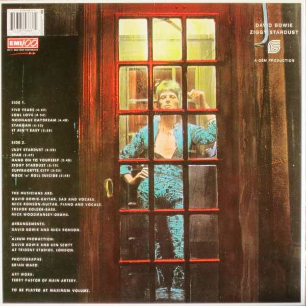 David Bowie - The Rise And Fall Of Ziggy Stardust And The Spiders From Mars (LP, Album, Ltd, RE, 180) - Image 2