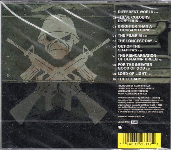 Iron Maiden - A Matter Of Life And Death (CD, Album) - Image 2