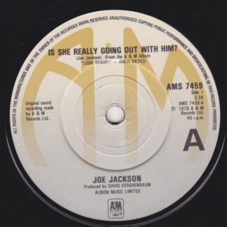 Joe Jackson - Is She Really Going Out With Him? (7", Single)