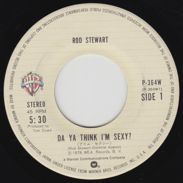 Rod Stewart - Da Ya Think I'm Sexy (7", Single) - Image 3