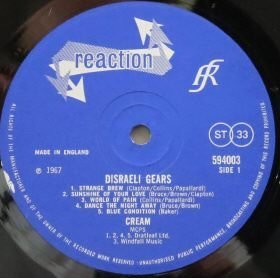 Cream (2) - Disraeli Gears (LP, Album, Lam) - Image 3