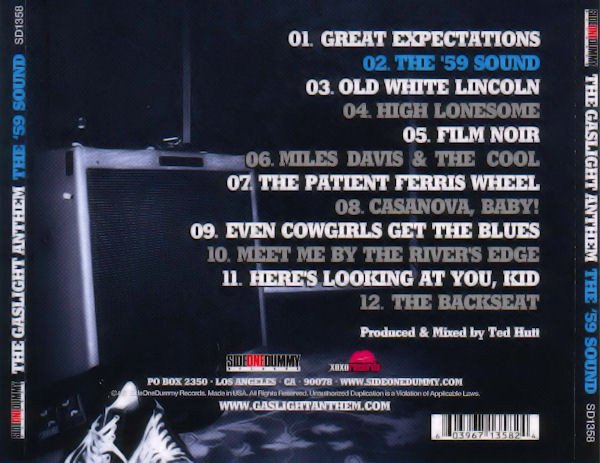 The Gaslight Anthem - The '59 Sound (CD, Album) - Image 2