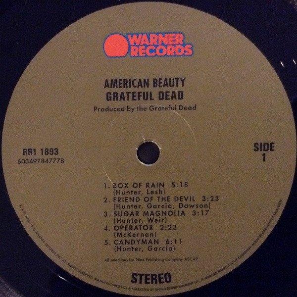 Grateful Dead* - American Beauty (LP, Album, RE, 50t) - Image 3