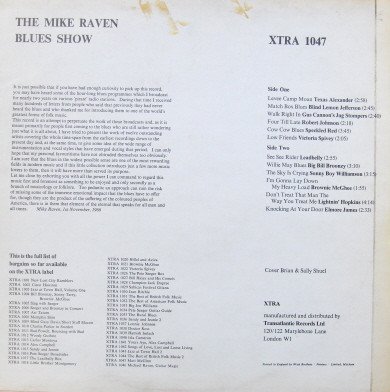Various - The Mike Raven Blues Show (LP, Album, Comp) - Image 2