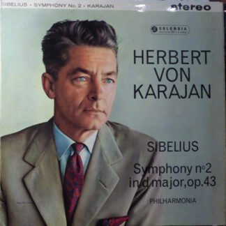 Herbert von Karajan, Sibelius*, Philharmonia* - Symphony Nº 2 In D Major, Op.43 (LP)