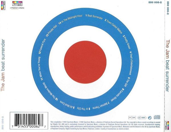The Jam - Beat Surrender (CD, Comp, RE) - Image 2