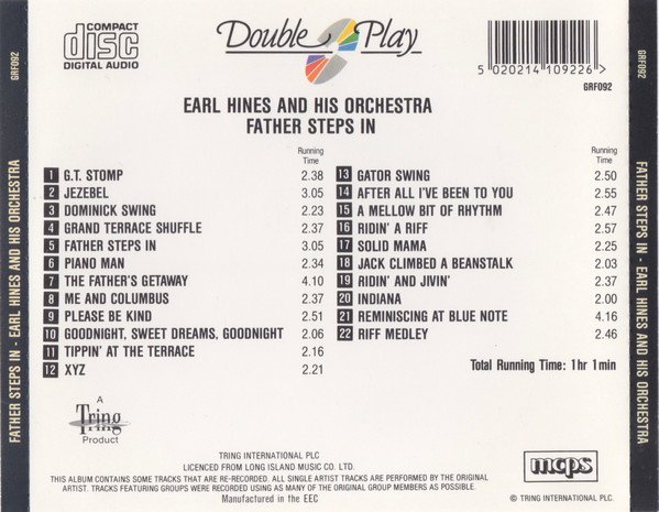 Earl Hines And His Orchestra - Father Steps In (CD, Comp) - Image 2