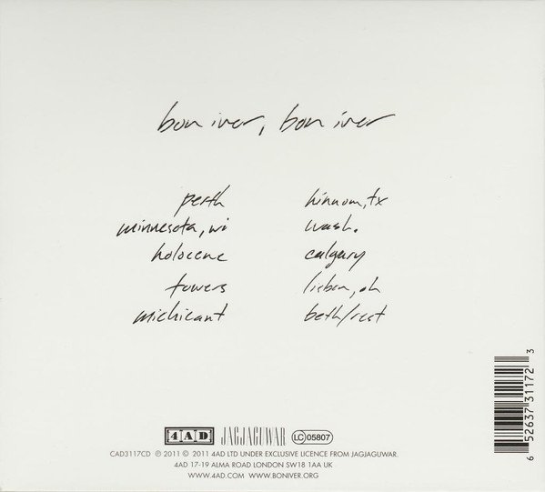 Bon Iver - Bon Iver, Bon Iver (CD, Album, Gat) - Image 3