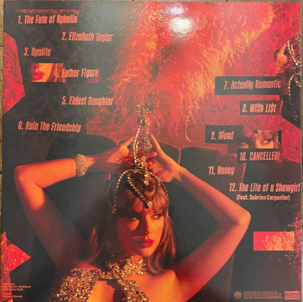 Taylor Swift - The Life Of A Showgirl (LP, Album, Ora) - Image 2
